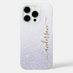 Elegante Glitter gemerkte naam iPhone 16 Pro Hoesje