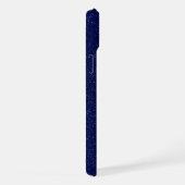Elegante Glitter gemerkte Naam iPhone Hoesje (Rechterkant)