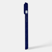 Elegante Glitter gemerkte Naam iPhone Hoesje (Linkerkant)