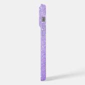 Elegante Glitter gemerkte Naam iPhone Hoesje (Linkerkant)