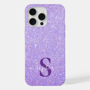 Elegante Glitter gemerkte Naam iPhone 15 Pro Max Case