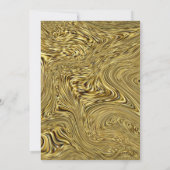 Elegante Glitter Goud Calligrafie Verjaardag Kaart (Achterkant)