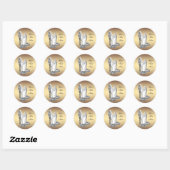 Elegante Glitter Gouden Hoge Hak Schoen Stickers (Vel)
