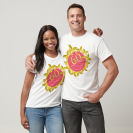 Elegante Glitter Gouden Vlinder Kalligrafie T-shirt