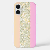 Elegante Glitter Gradient Design iPhone/iPad Case (Achterkant)