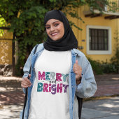 Elegante glitter kerst vrolijk en helder grappig trui