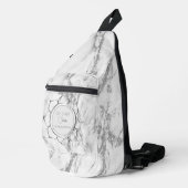 Elegante Glitter Marble Branding Sling Bag (Rechterhoek)