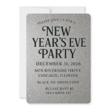 Elegante glitter oudejaarsavond