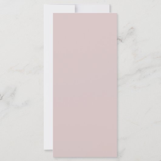 Elegante Glitter RoseGold Trouwtafel Menu Kaart (Achterkant)