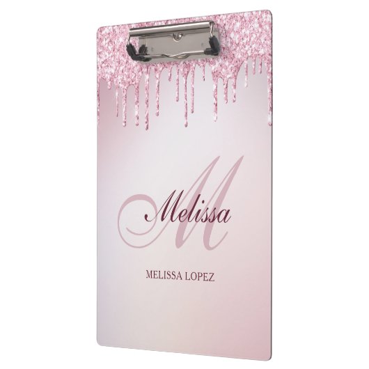 elegante glitterdrip trendy  klembord (Links)