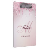 elegante glitterdrip trendy  klembord (Rechts)