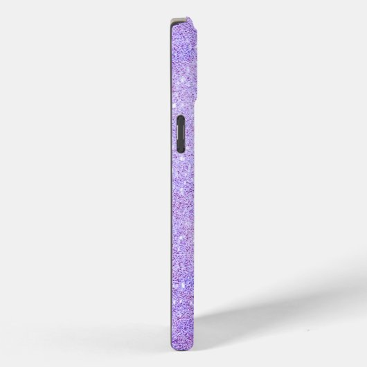 Elegante glitters monogram naam Case-Mate iPhone case (Achterkant / Rechts)