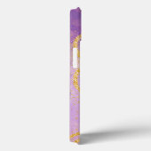 Elegante glitters monogram naam Case-Mate iPhone case (Achterkant / Rechts)