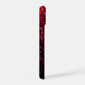Elegante glitters monogram naam iPhone 15 case (Rechterkant)