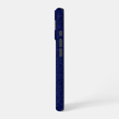 Elegante glitters monogram naam iPhone 16 hoesje (Linkerkant)