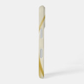 Elegante glitters monogram naam iPhone 16 hoesje (Rechterkant)