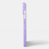 Elegante glitters monogram naam iPhone hoesje (Linkerkant)