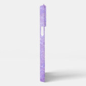Elegante glitters monogram naam iPhone hoesje (Rechterkant)
