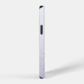 Elegante glitters monogram naam iPhone hoesje (Rechterkant)