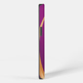 Elegante glitters monogram naam iPhone hoesje (Rechterkant)