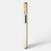 Elegante glitters monogram naam iPhone hoesje (Linkerkant)