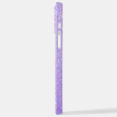 Elegante glitters monogram naam iPhone hoesje (Linkerkant)