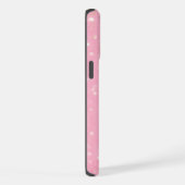 Elegante glitters monogram naam iPhone hoesje (Rechterkant)
