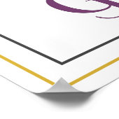 Elegante Gods Plannen Zijn Altijd Goed Schriftuur Poster (Hoek)