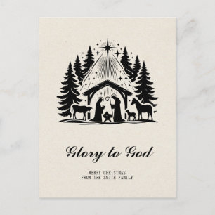 Elegante godsdienstige heerlijkheid voor God Chris Briefkaart