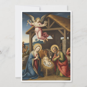 Elegante godsdienstige heerlijkheid voor God Chris Feestdagenkaart
