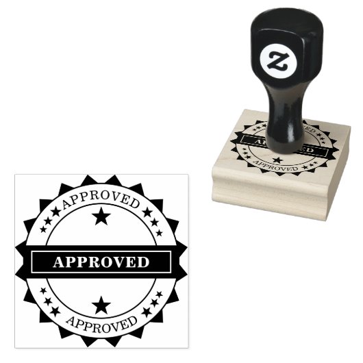 Elegante Goedgekeurde Op Maat  Rubberstempel (Gestempeld)