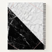 Elegante Gold Brush Stroke Professional Planner Notitieboek (Achterkant)