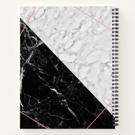 Elegante Gold Brush Stroke Professional Planner Notitieboek (Achterkant)