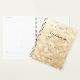Elegante Gold Corporate Business Executive Planner