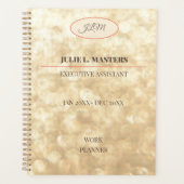 Elegante Gold Corporate Business Executive Planner (Voorkant)