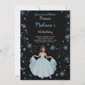 Elegante Gold Crown op Black Royal Party Kaart (Voorkant)