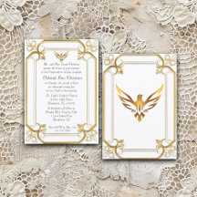Elegante Gold Dove bevestiging