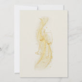 Elegante Gold Grey juicht 50 jaar verjaardag toe Kaart (Achterkant)