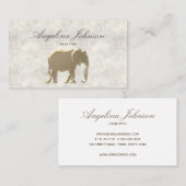 Elegante Gold Professional Visitekaartje (Voorkant / Achterkant)