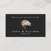 Elegante Gold Tree Professional Visitekaartje (Voorkant)