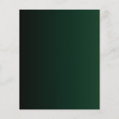 Elegante Golden Christmas Tree Party Budget Kaart (Achterkant)