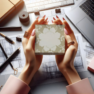 Elegante Golden Floral Sierlijke Vintage Post-it® Notes