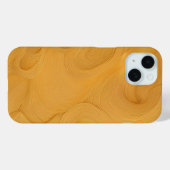 Elegante Golden Flowing Lines Abstracte telefoonho Case-Mate iPhone Case (Achterkant (horizontaal))