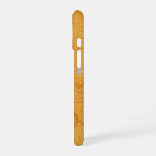 Elegante Golden Flowing Lines Abstracte telefoonho iPhone 16 Hoesje (Linkerkant)