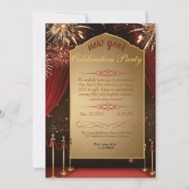 Elegante Golden Gates nieuwjaarsfeest Kaart