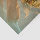 Elegante Golden Leaf Botanical Tissuepapier (Detail)