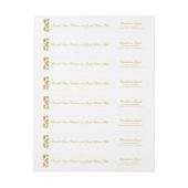 Elegante Golden Wedding Wraparound (Vel)