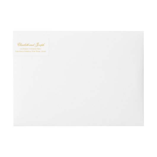 Elegante Golden Wedding Wraparound (Voorkant)