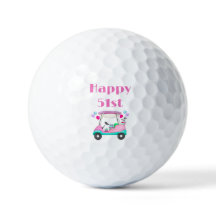 Elegante golfkar voor dames 51ste verjaardag  
