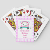 Elegante golfparty-speelkaarten voor vrouwen pokerkaarten (Achterkant)
